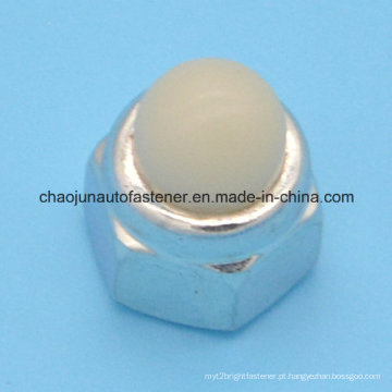 Aço de carbono Hex Nylon Cap Nut (CZ090)